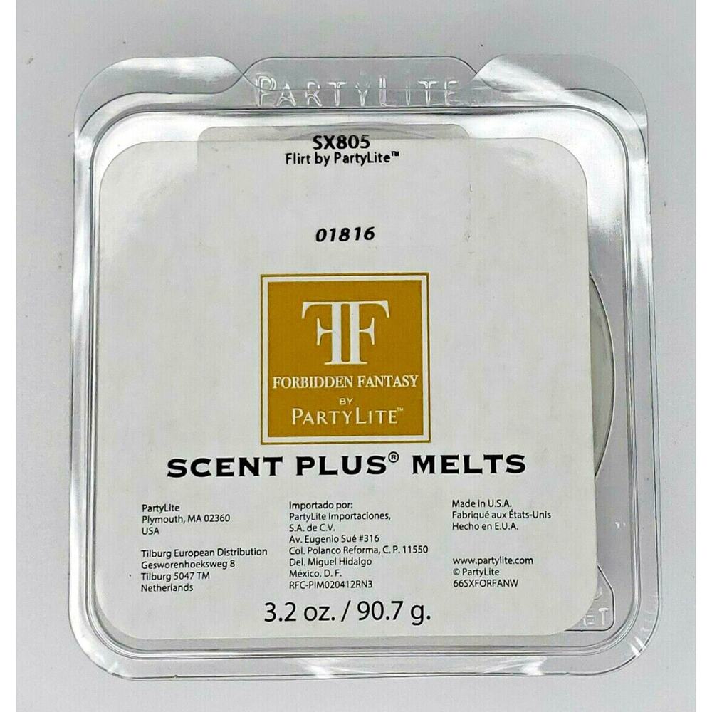 PartyLite Scent Plus Melts 9 pc Retired Scent New Flirt P7E/SX805/Bin 10,11